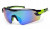 Arctica S-316A okulary czarno zielone na rower