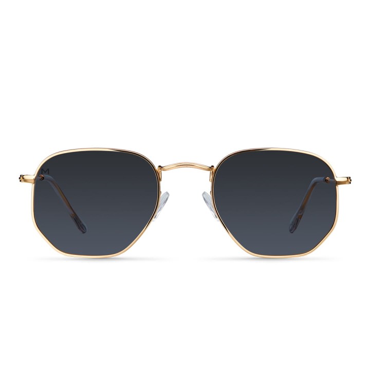 Okulary Heksagonalne Meller Eyasi Gold Carbon