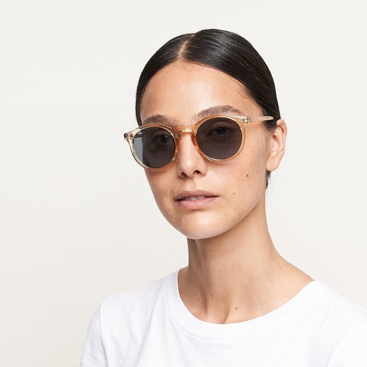 Okulary z polaryzacją pomarańczowe Meller Kubu Bone Grey