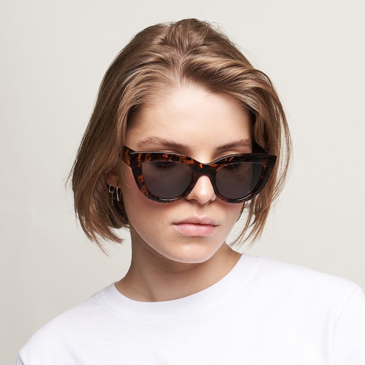 przeciwsłoneczne kocie okulary w panterkę, Meller Karoo Tigris Carbon