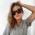 okulary oversize duże polaryzacyjne damskie, Meller Shaira All Black