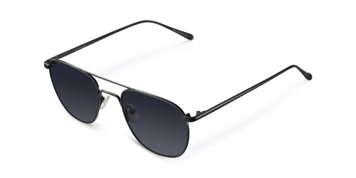 Okulary Meller Bamako All Black Aviatory Czarne