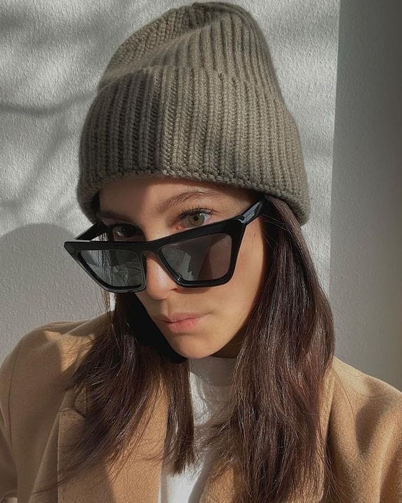 Meller Niamey All Black okulary polaryzacyjne kocie