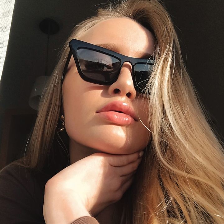 Meller Niamey All Black okulary czarne damskie markowe