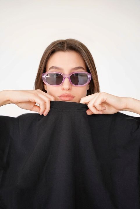 Meller Kessie Purple Carbon Okulary z fioletowymi oprawkami