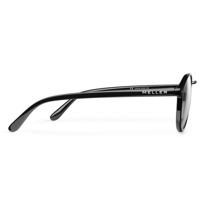 Meller Blue Light Nyasa Black  okulary do komputera z czarną oprawką