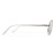 Meller Blue Light Ashia Rose Gold okulary złote aviatory zerówki do komputera