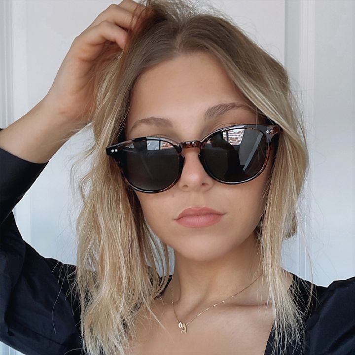 Meller Banna Tigris Olive okulary damskie zielone tygrysie przeciwsłoneczne