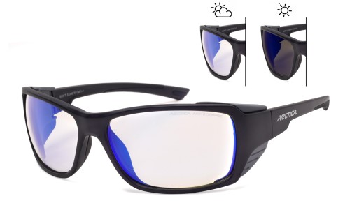 Okulary Arctica S-366FR fotochromowe 1-4  z niebieską powłoką revo
