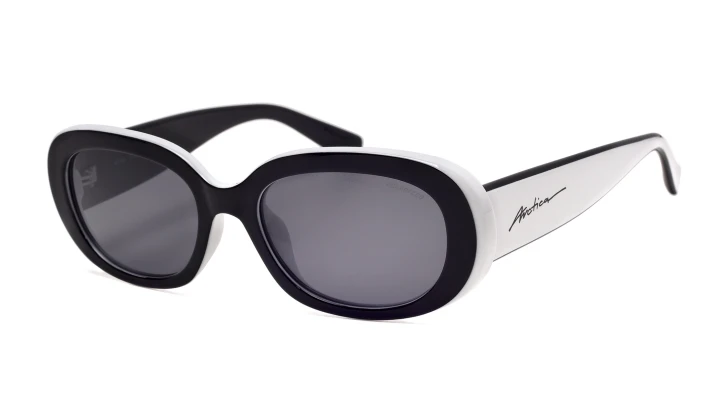 Okulary owalne Arctica S-367A z polaryzacją czarno-białe