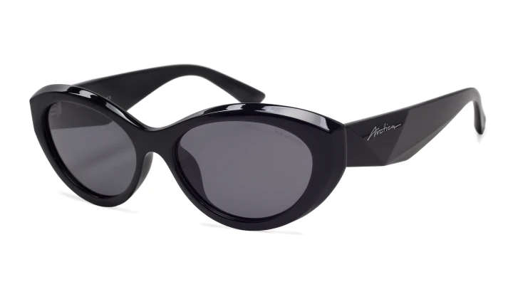Okulary Arctica S-368 czarne damskie kocie polaryzacyjne
