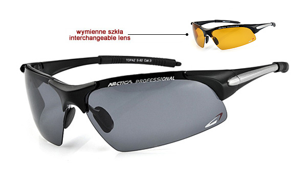 Okulary z wymiennymi szkłami Arctica S-82